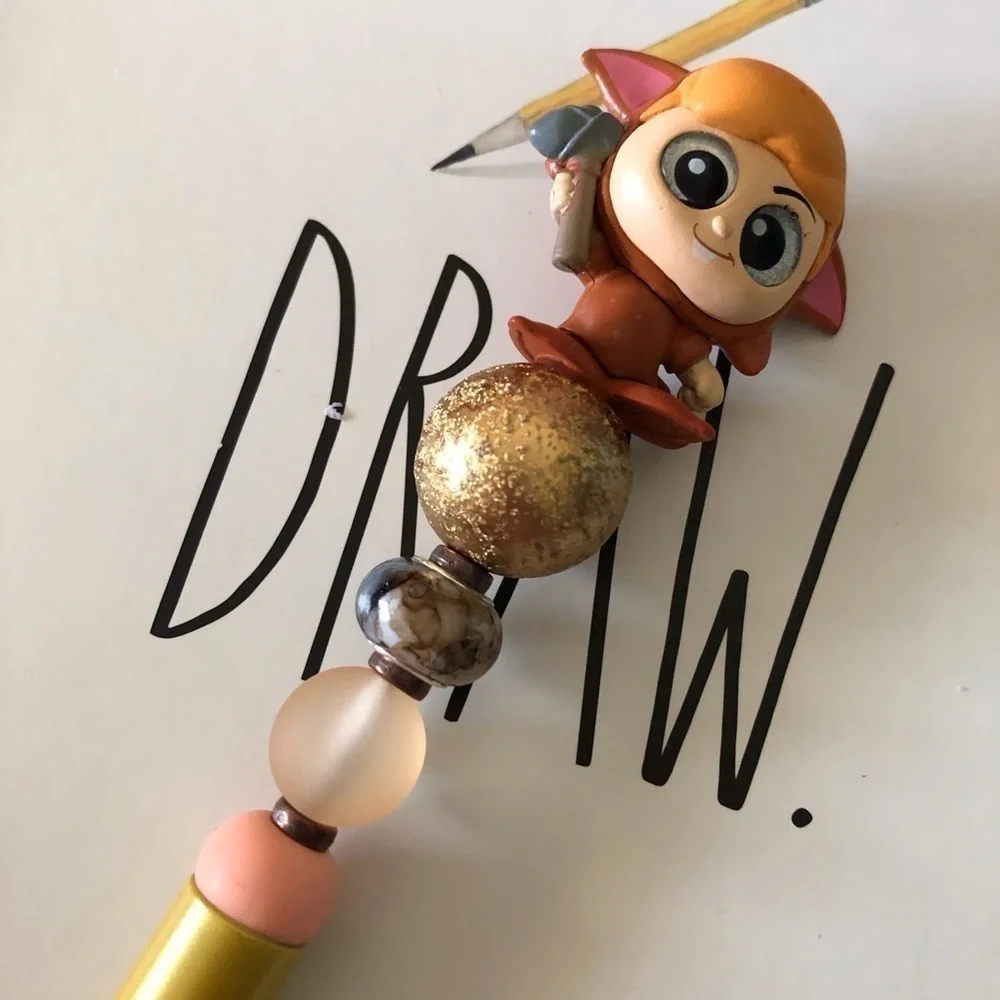 Disney Doorables: Peter Pan: Slightly handmade beaded pen